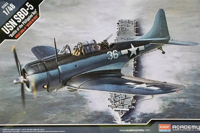 SBD-5 USN Bomber Battle of the Philippine Sea 1/48 Academy