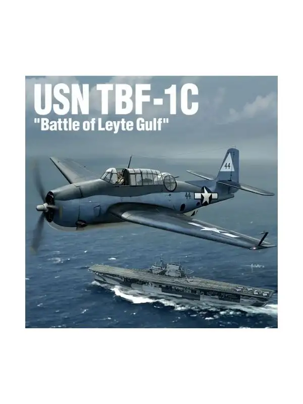 Academy 12340 TBF-1C Avenger 'Battle of Leyte Gulf' 1/48 Scale Plastic Model Kit