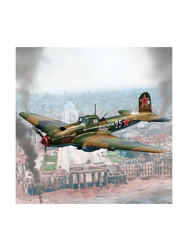 Academy 12357 Ilyushin IL-2M3 'Berlin 1945' 1/48 Scale Plastic Model Kit