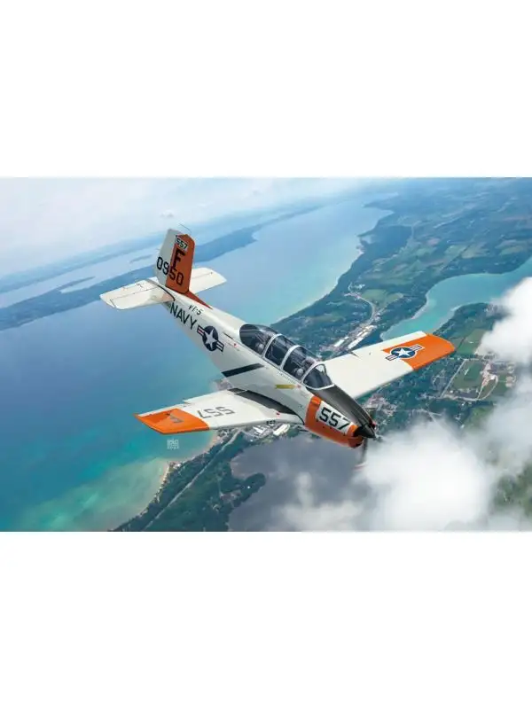 Academy 12361 Beechcraft T-34B Mentor VT-5 1/48 Scale Plastic Model Kit