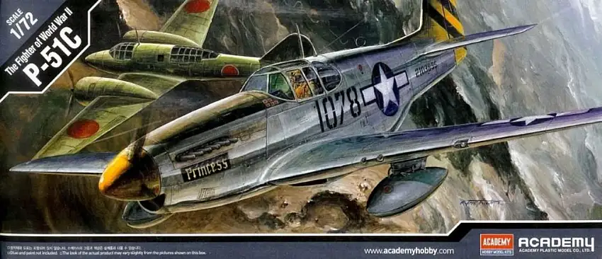 P-51C Mustang Fighter 1/72 Academy
