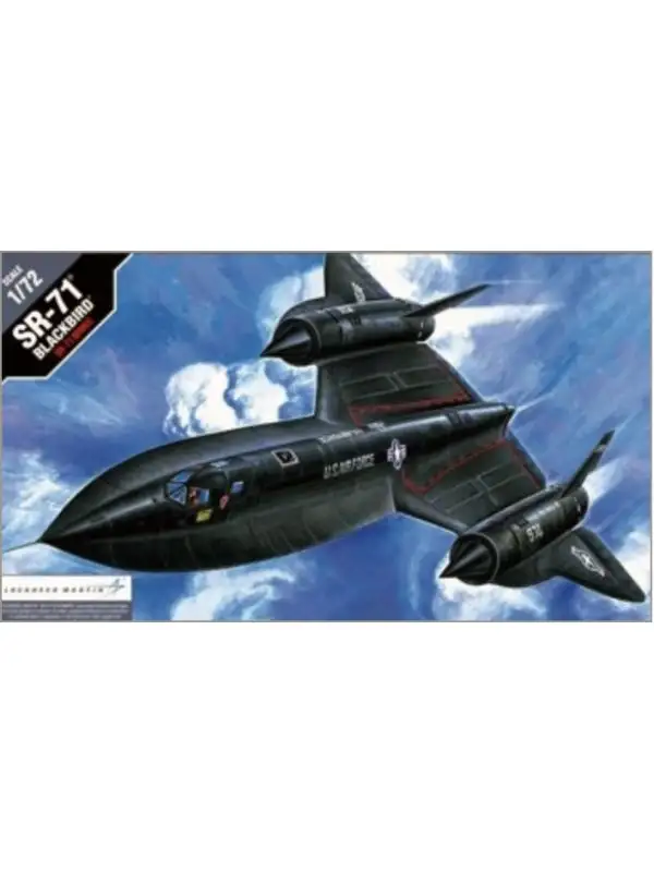 Academy 12448 Lockheed SR-71 Blackbird 1/72 Scale Plastic Model Kit