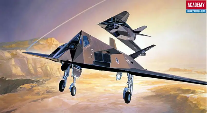 F-117A Stealth USAF Fighter 1/72 Academy