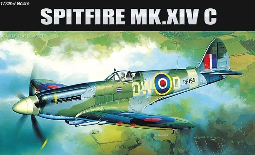 Spitfire Mk XIVc RAF Fighter 1/72 Academy