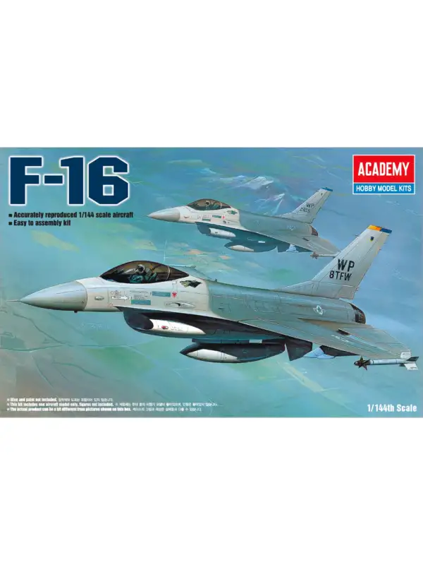 Academy 12610 F-16A/C Fighting Falcon 1/144 Scale Plastic Model Kit