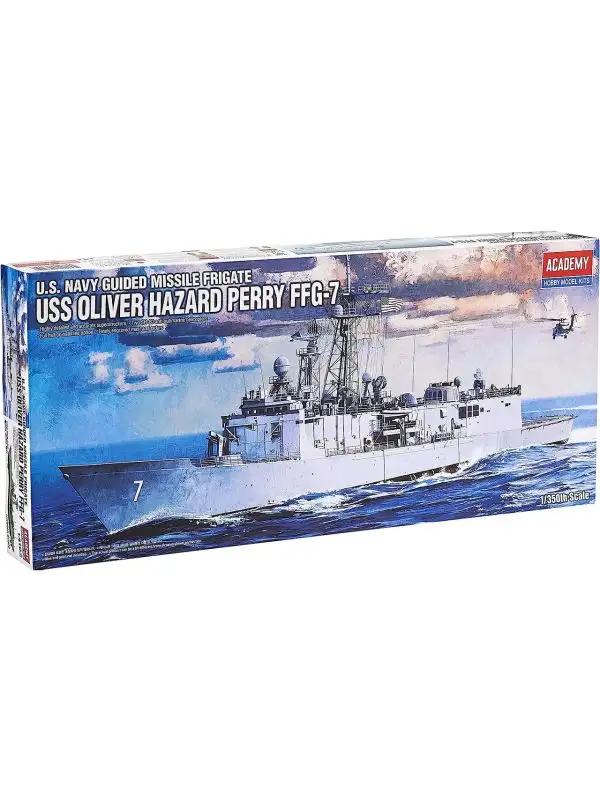 Academy 14102 US Frigate Oliver Hazard Perry 1/350 Scale Plastic Model Kit