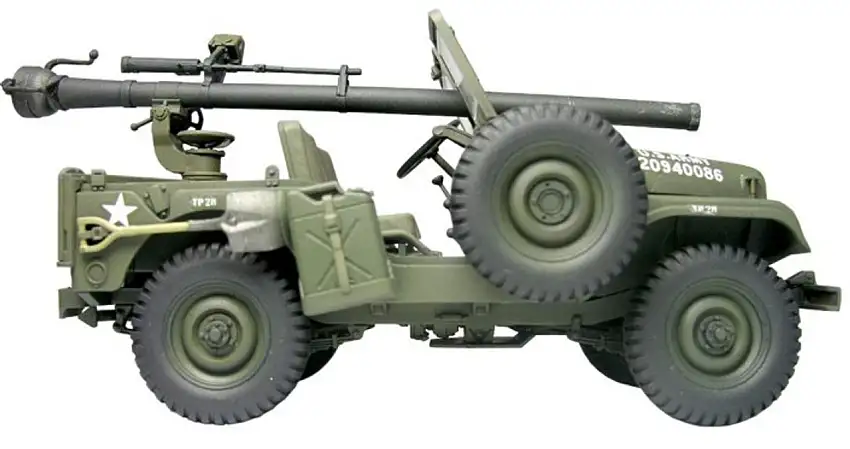 US M38A1C 1/4-Ton Jeep w/M40A1 106mm Recoiless Rifle 1/35 AFV Club