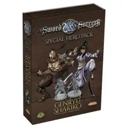 AGSGRPR204 Ares Games Sword & Sorcery: White/Black Monk (Genryu/Shakiko) Hero Pack
