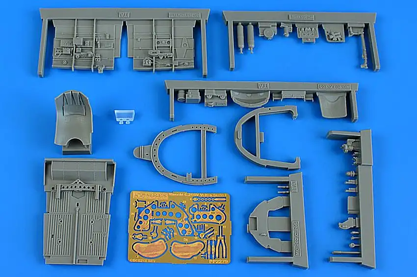 Macchi C.205V Series I Cockpit Set For ITA 1/32 Aires