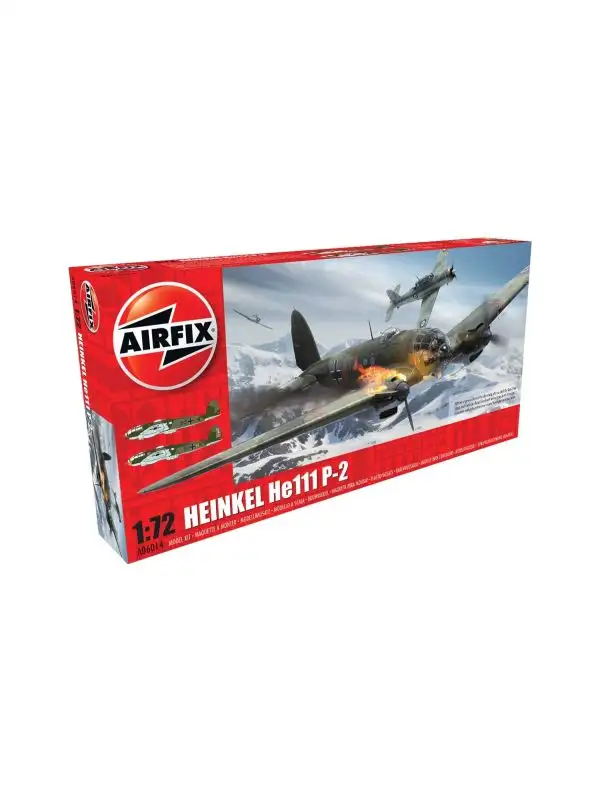 Airfix A06014 Heinkel He111P2 1/72 1/72 Scale Plastic Model Kit Open Box