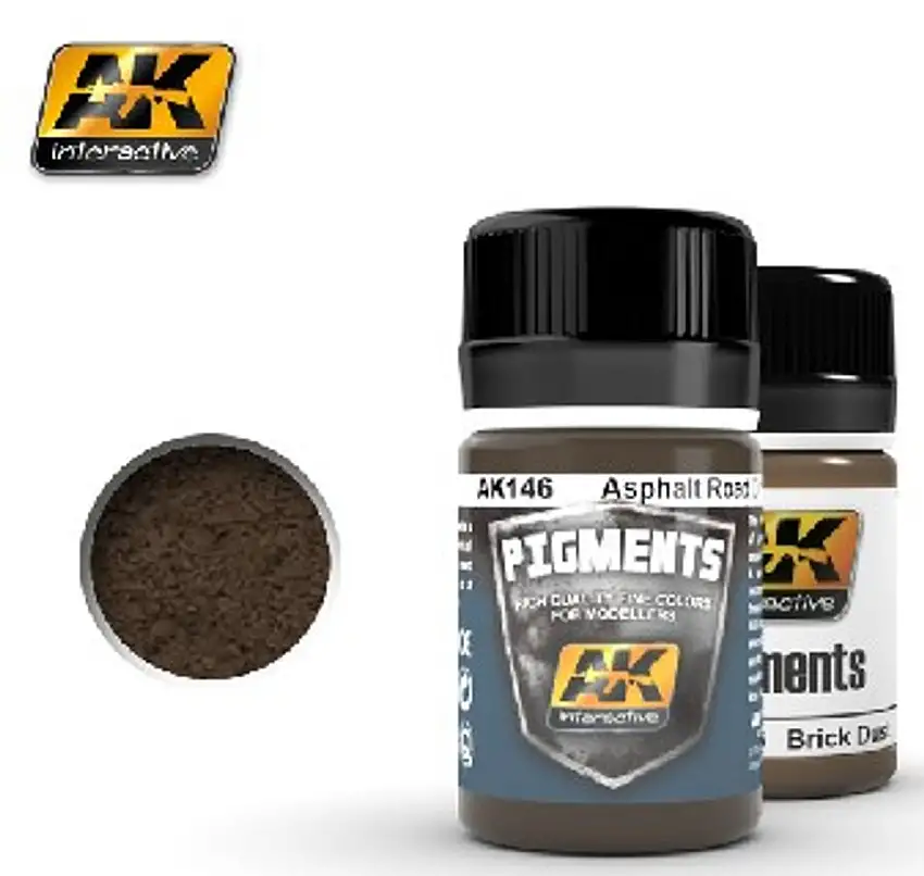 Asphalt Road Dirt Pigment 35mL Bottle AK Interactive