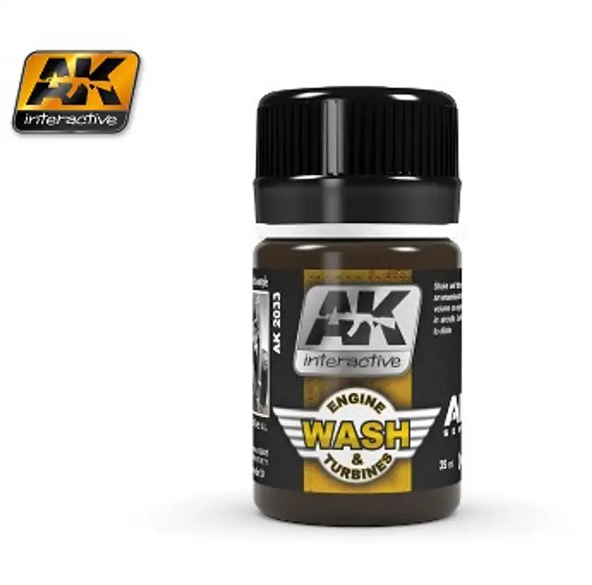 Air Series: Engine & Turbines Enamel Wash 35ml AK Interactive