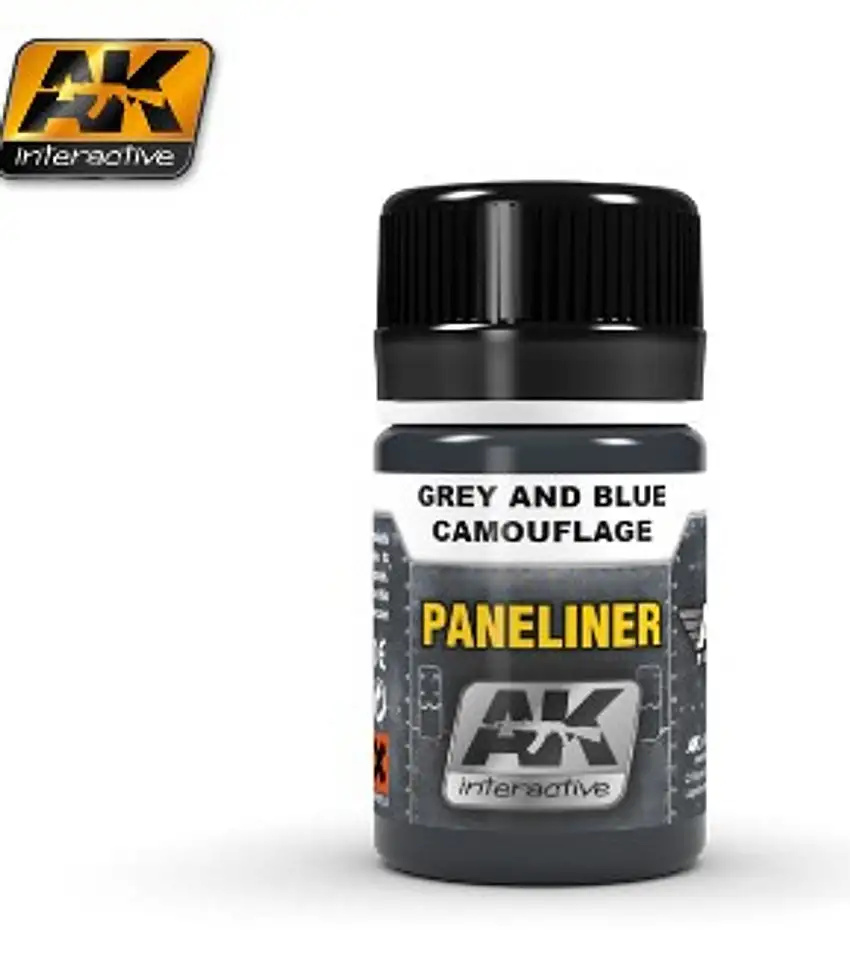 Air Series: Panel Liner for Gray & Blue Camouflage 35ml Enamel AK Interactive