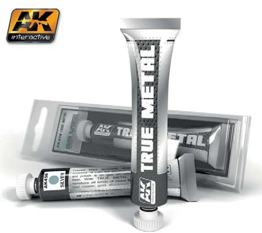 True Metal Wax Silver 20ml Tube AK Interactive