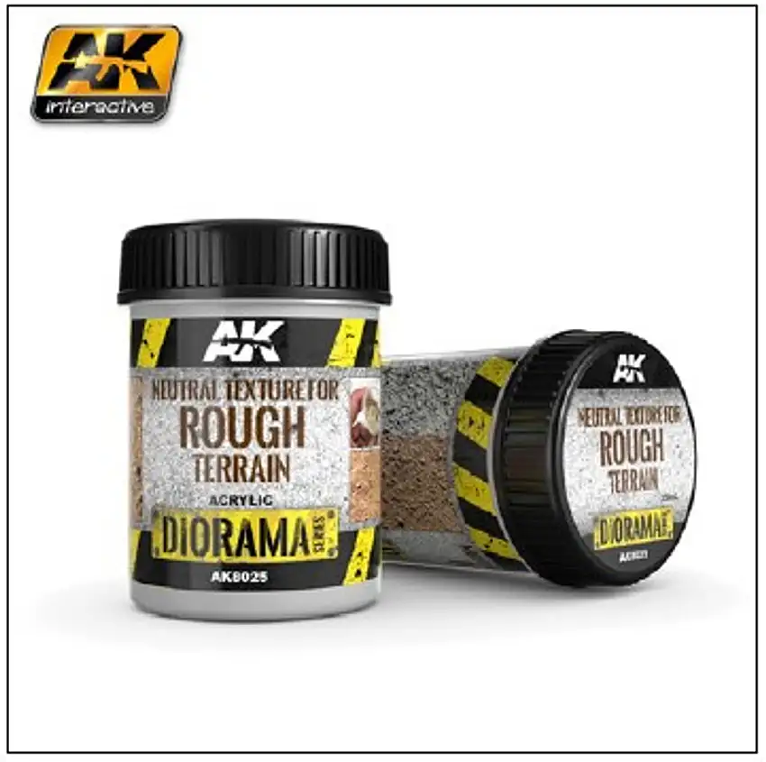 Diorama Series: Neutral Texture for Rough Terrain Acrylic 250ml Bottle AK Interactive