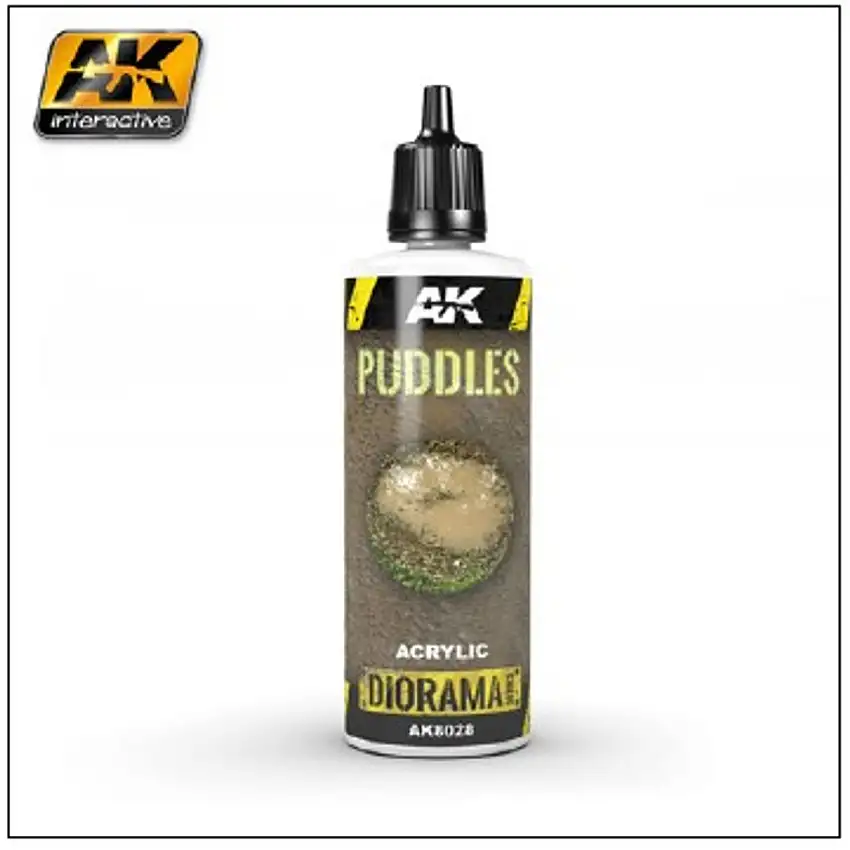 Diorama Series: Puddles Effects Liquid Crystalline Acrylic 60ml Bottle AK Interactive