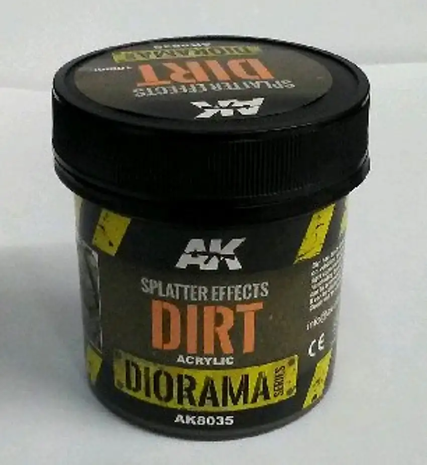 Diorama Series: Splatter Effects Dirt Acrylic 100ml Bottle AK Interactive