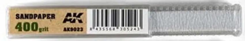 Dry Sandpaper Strips 400 Grit (50) AK Interactive