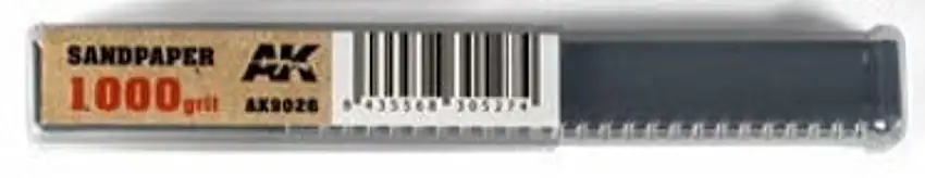 Wet Sandpaper Strips 1000 Grit (50) AK Interactive