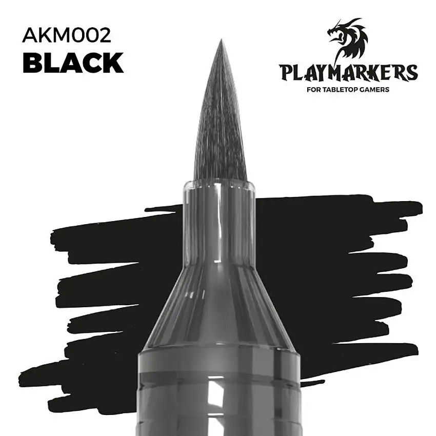 Playmarkers: Black Acrylic Gamers Paint AK Interactive