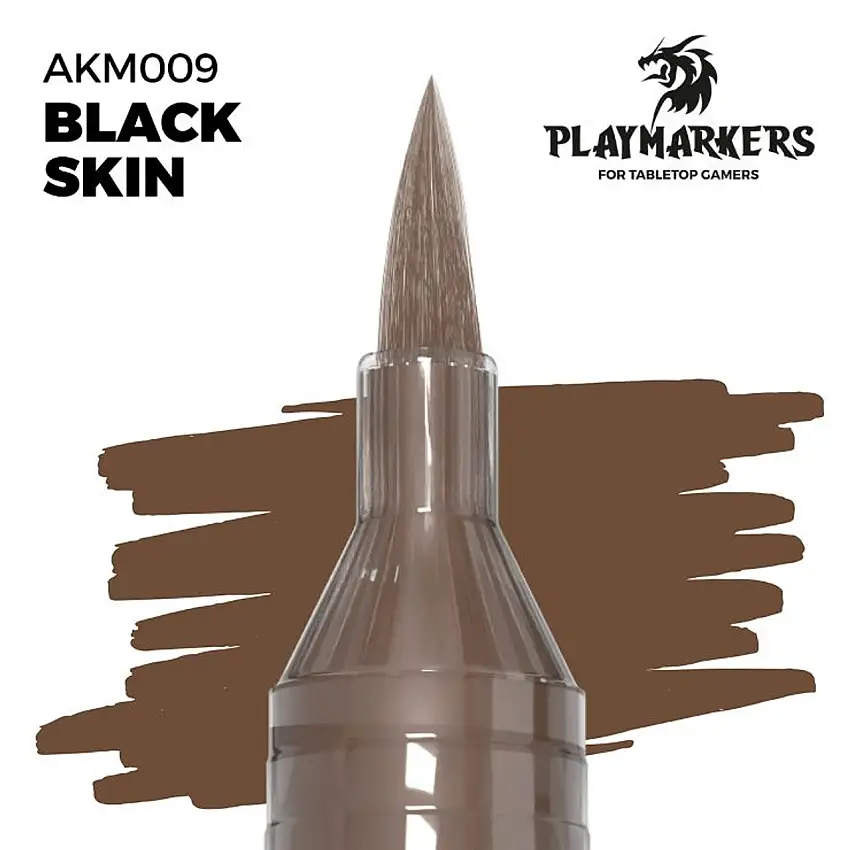 Playmarkers: Black Skin Acrylic Gamers Paint AK Interactive