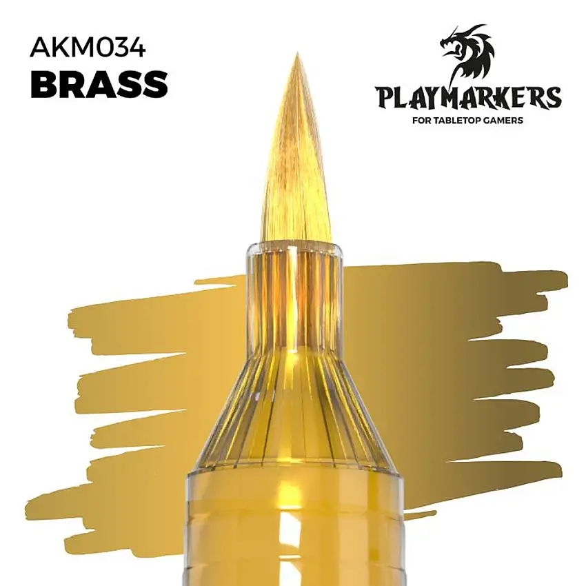 Playmarkers: Brass Acrylic Gamers Paint AK Interactive