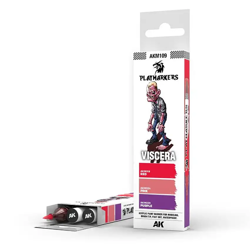 Playmarkers: Viscera Acrylic Gamers Paint Set (3 Colors) AK Interactive