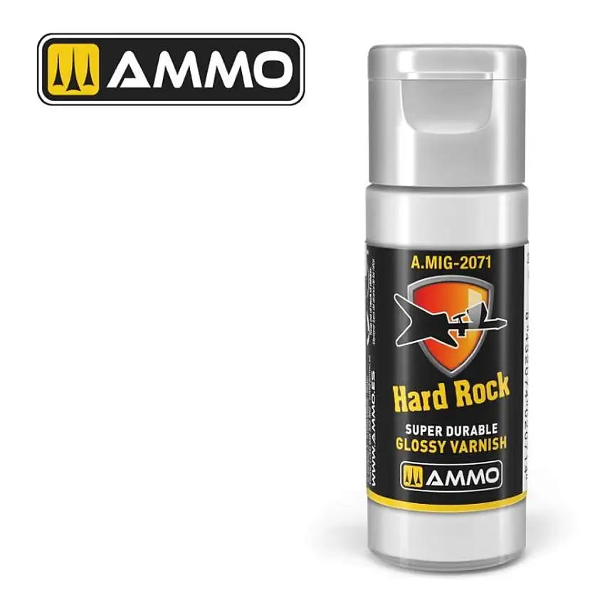 Hard Rock Acrylic Glossy Varnish (20ml) AMMO by Mig Jimenez