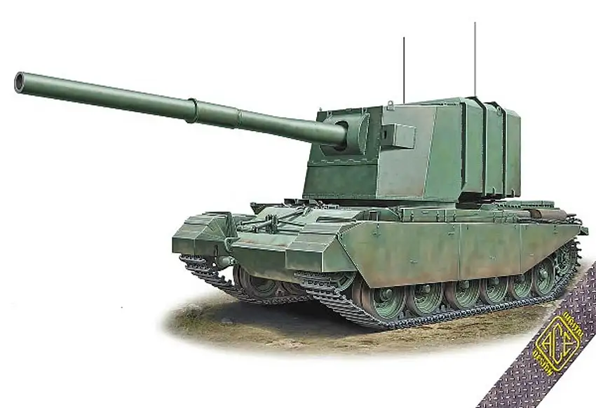 FV4005 Centurion Experimental Tank Destroyer w/183mm Gun 1/72 Ace Models