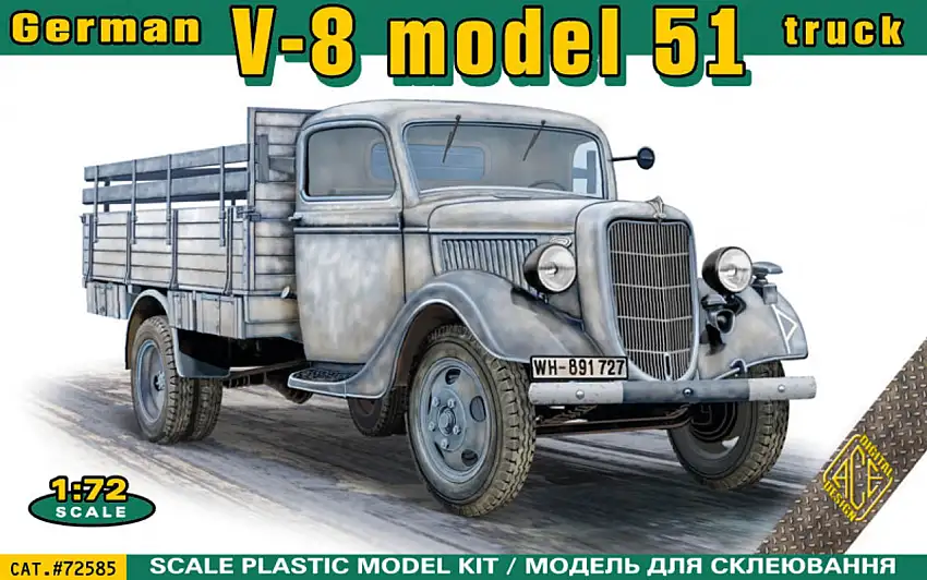 German V8 Model 51 Truck 1/72 Ace Models