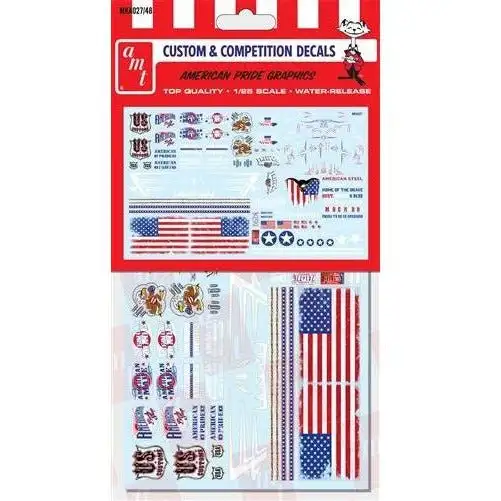 AMT American Pride Graphics Custom Decals 1/25 Scale