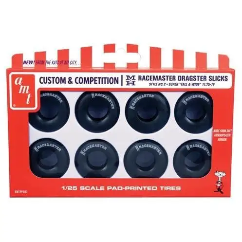 AMT M&H Racemasters Jumbo Drag Slicks Tire Pack