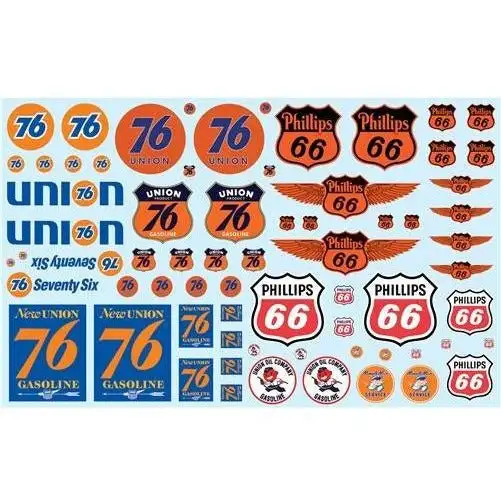 AMT Phillips 66 & Union 76 Trucking Decal Pack Decals 1/25 Scale