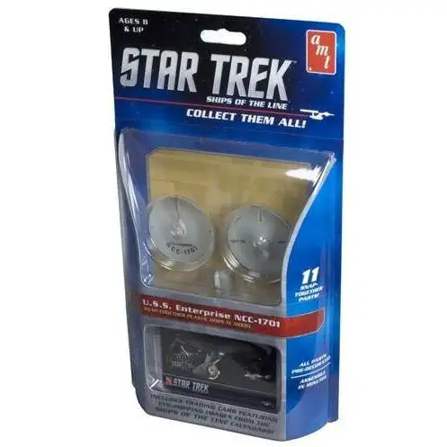 AMT Star Trek - Ships of the Line USS Enterprise 1/2500 Scale SNAP