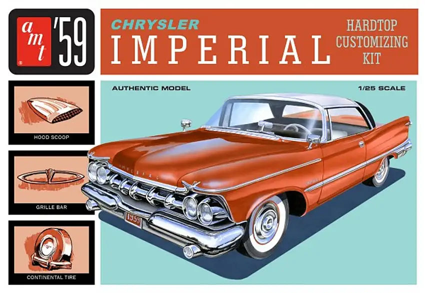 1959 Chrysler Imperial Customizing Car 1/25 AMT Models