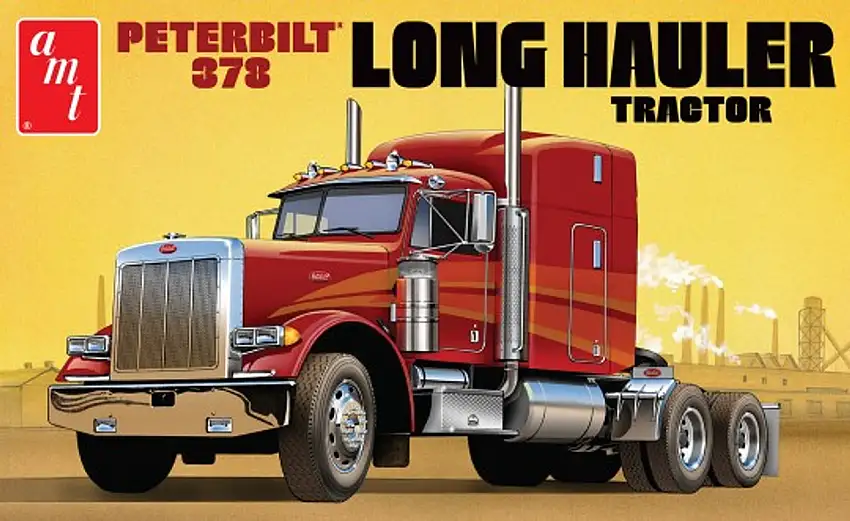 Peterbilt 378 Long Hauler Semi Tractor Cab 1/25 AMT Models (AMT1169)
