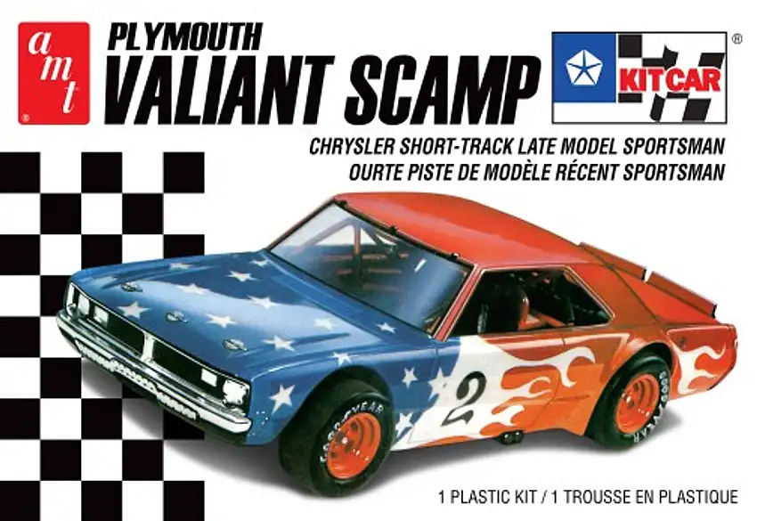 Plymouth Valiant Scamp Kit Race Car 1/25 AMT Models (AMT1171)
