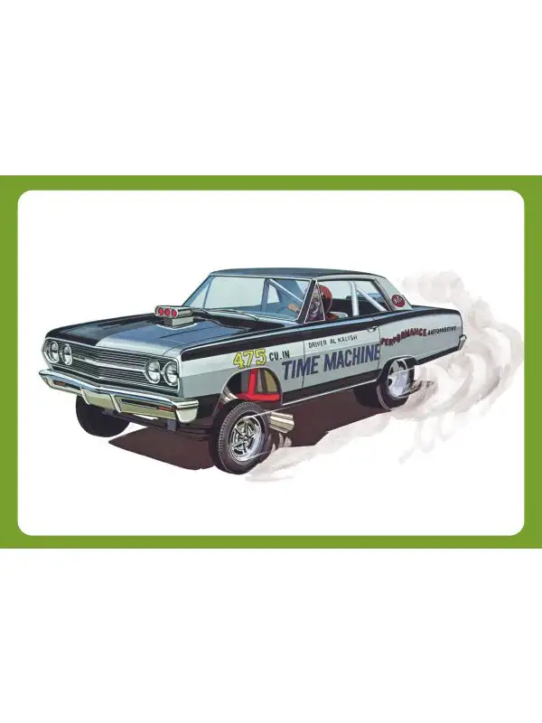 AMT 1302 '65 Chevy Chevelle Funny Car 'Time Machine' 1/25 Scale Model Kit