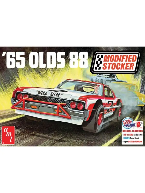 AMT 1474 65' Olds 88 Modified Stocker 'Wild Bill' 1/25 Scale Plastic Model Kit