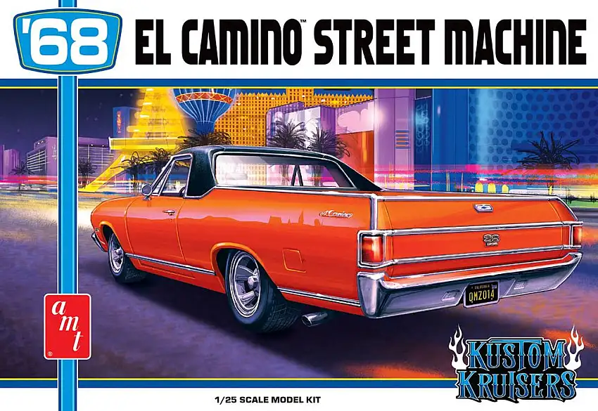 1968 Chevy El Camino Street Machine 1/25 AMT Models