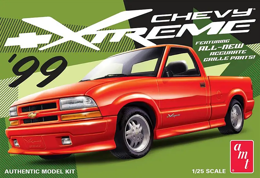 1999 Chevy S10 Xtreme Pickup Truck 1/25 AMT Models