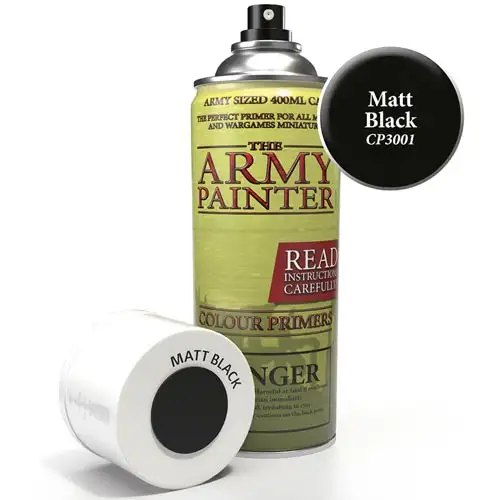 Army Painter Color Primer: Matt Black (400ml)