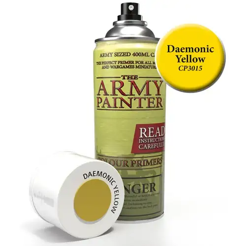 Army Painter Color Primer: Daemonic Yellow (400ml)