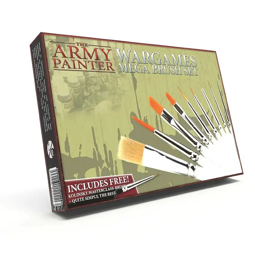 Wargames Mega Brush Set (10 different) The Army Painter