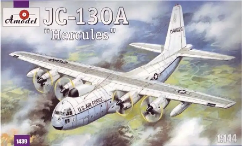 JC130A Hercules USAF Transport Aircraft 1/144 A-Model