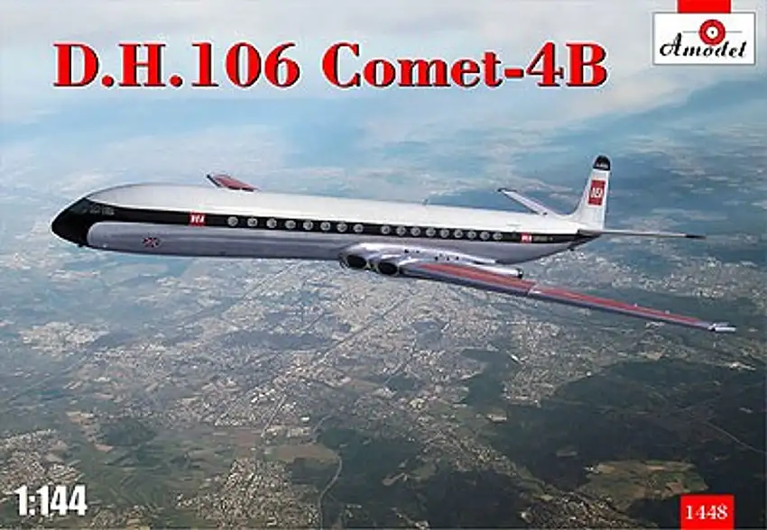 DH 106 De Havilland Comet 4B Passenger Airliner 1/144 A-Model