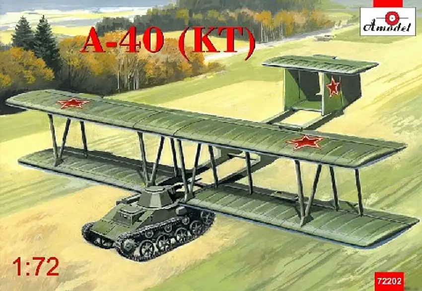 Antonov A40 (KT) Proto-Type Flying Tank using T60 1/72 A-Model