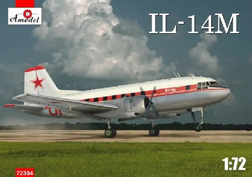 Ilyushin Il-14M Personnel/Cargo Aircraft 1/72 A-Model