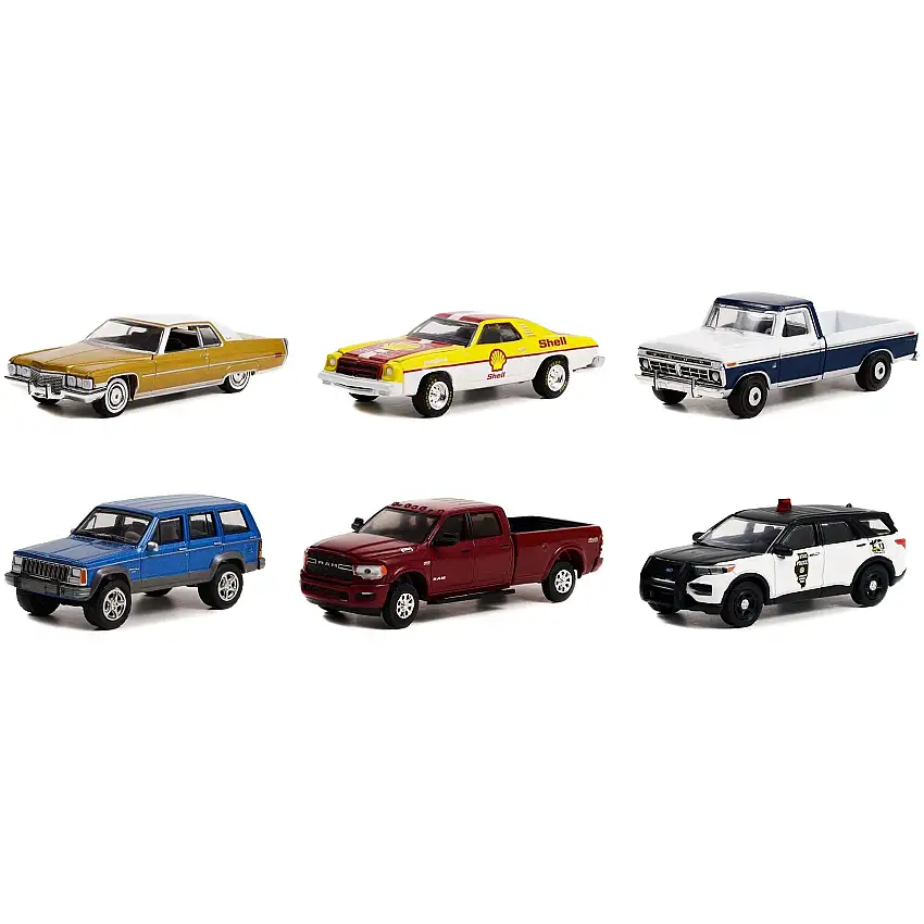 "Anniversary Collection" Set of 6 pieces Series 14 1/64 Diecast Model Cars by Greenlight