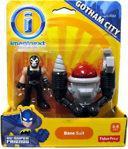 Fisher Price DC Super Friends Imaginext Gotham City Bane Suit Exclusive 3-Inch Mini Figure